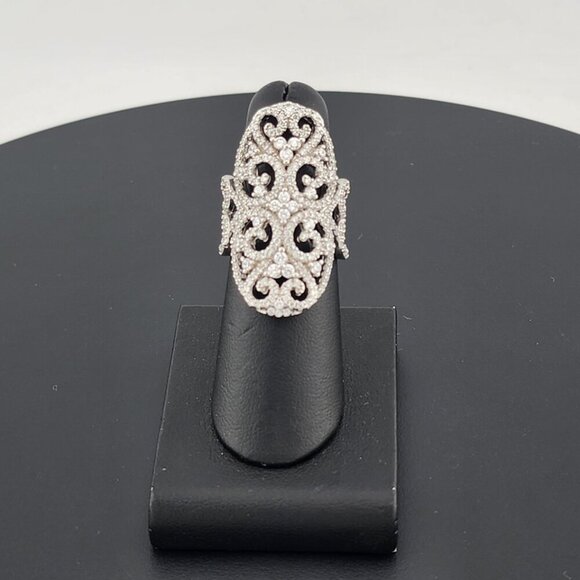 Radiant Fusion – Multi Cubic Zirconia & Gemstone Ring in 925 Silver